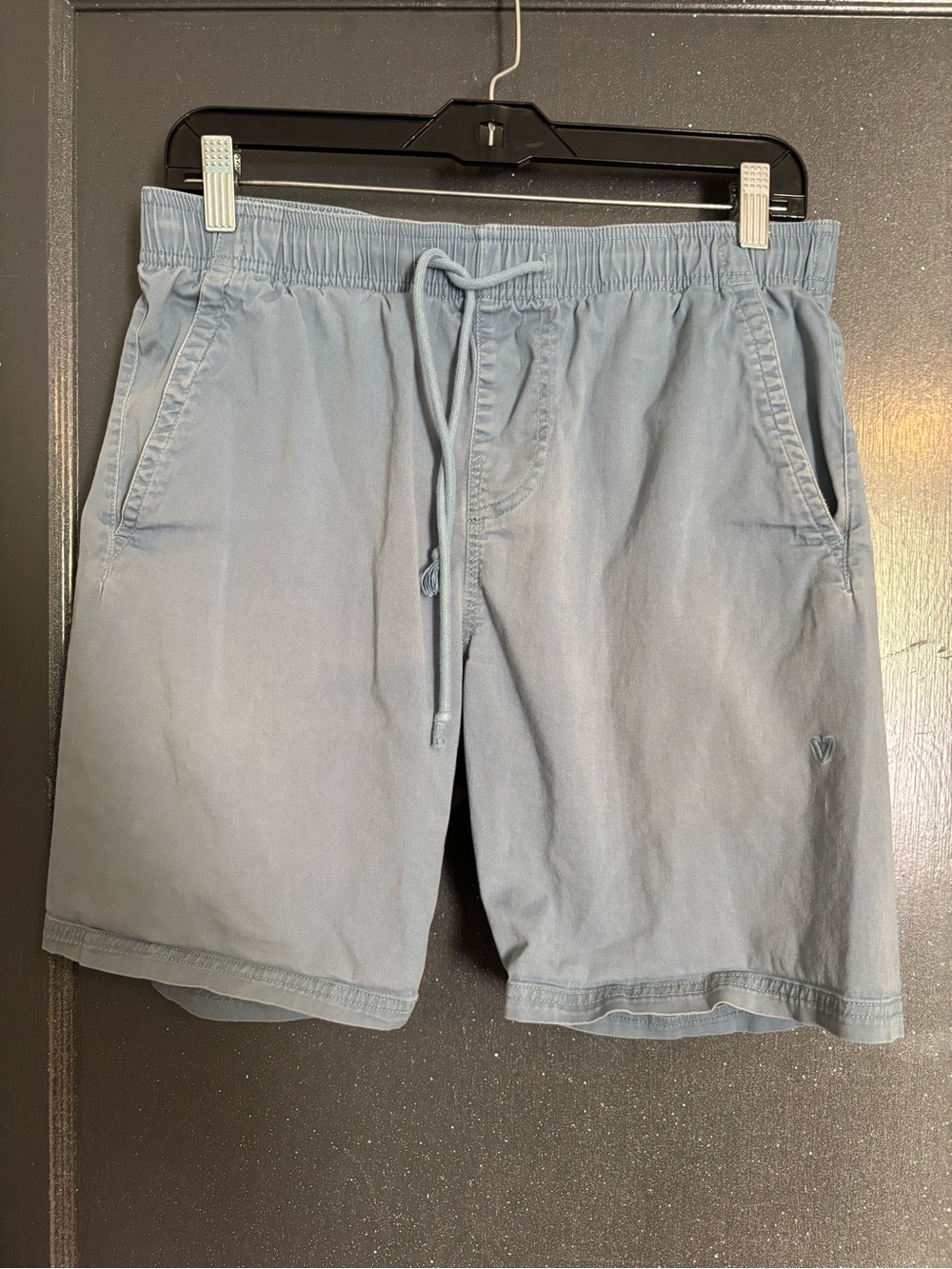 VISSLA Light Blue Elastic Waist Athletic Shorts